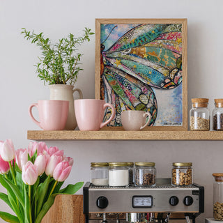 Starlight Dreams Butterfly Wing Art Print