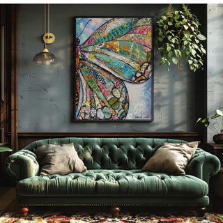 Starlight Dreams Butterfly Wing Art Print