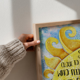 Stay Close Sun Art Print