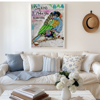Stay Kind Bird Art Print
