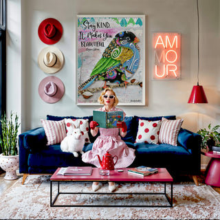 Stay Kind Bird Art Print