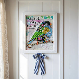 Stay Kind Bird Art Print
