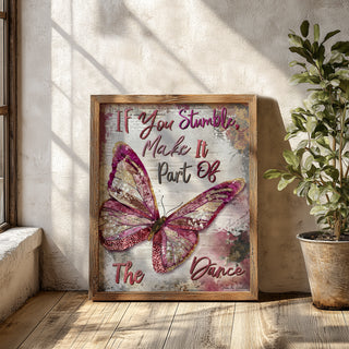 Dance Butterfly Art Print