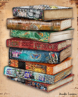 Summer Books Art Print