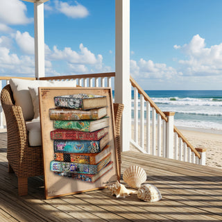 Summer Books Art Print