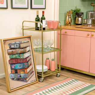 Summer Books Art Print