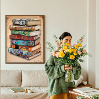 Summer Books Art Print