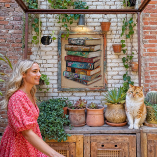 Summer Books Art Print