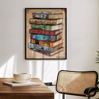 Summer Books Art Print