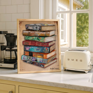 Summer Books Art Print