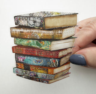 Summer Butterfly Books Sticker