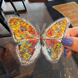 Summer Glow Sticker - Waterproof Vinyl With Clear Border