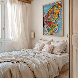 Summer Glow Butterfly Wing Art Print