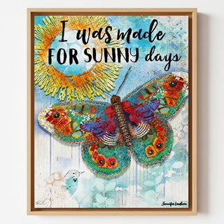 Sunny Days Butterfly Art Print