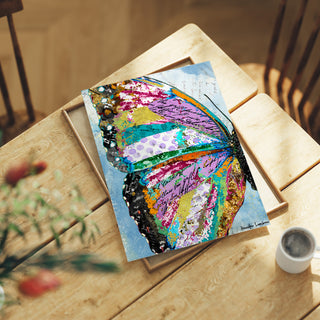 Sunrise Butterfly Wing Art Print
