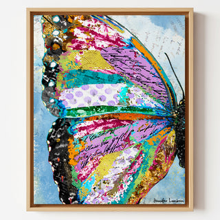 Sunrise Butterfly Wing Art Print