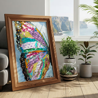 Sunrise Butterfly Wing Art Print
