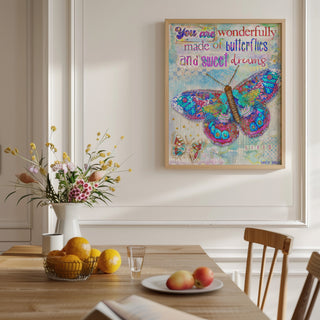 Wonderfully Made Butterfly Art Print