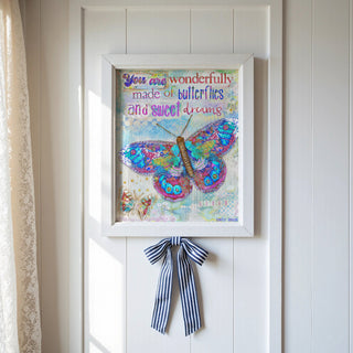 Wonderfully Made Butterfly Art Print