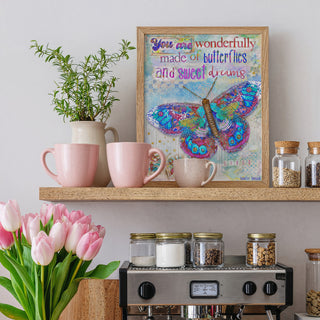 Wonderfully Made Butterfly Art Print