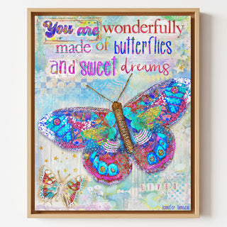 Wonderfully Made Butterfly Art Print