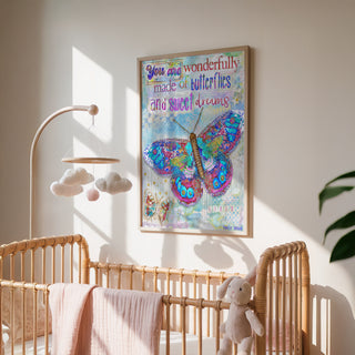Wonderfully Made Butterfly Art Print