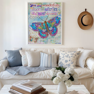 Wonderfully Made Butterfly Art Print