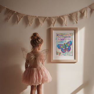 Wonderfully Made Butterfly Art Print