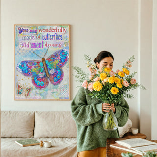 Wonderfully Made Butterfly Art Print