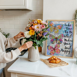 Happy Soul Butterflies Art Print