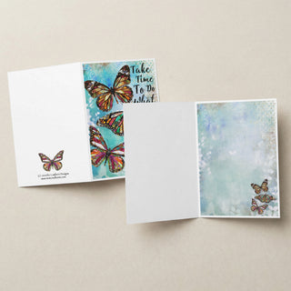 Happy Soul Butterflies Greeting Card