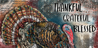 Thankful Turkey Art Print