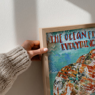 The Ocean Art Print