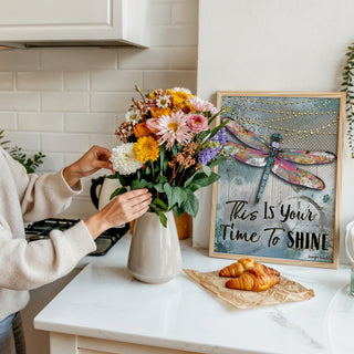 Time To Shine Dragonfly Art Print