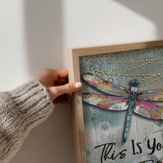 Time To Shine Dragonfly Art Print