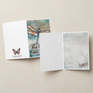 Shine Dragonfly Greeting Card