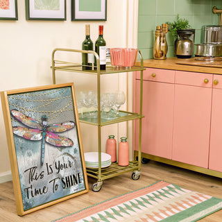 Time To Shine Dragonfly Art Print