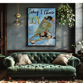 Choose Joy Bird Art Print