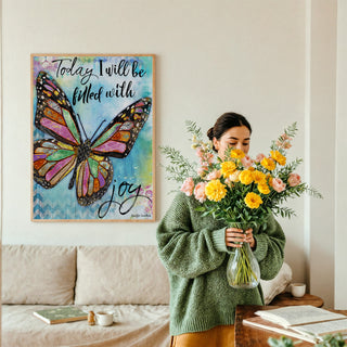 Joy Butterfly Art Print