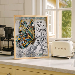Dreams Butterfly Art Print