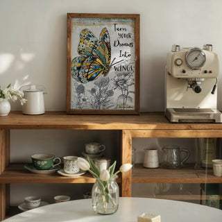 Dreams Butterfly Art Print