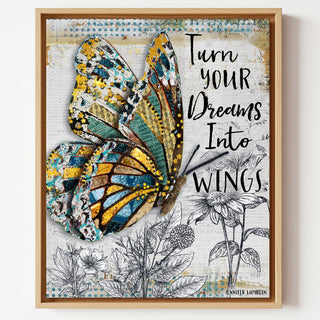 Dreams Butterfly Art Print