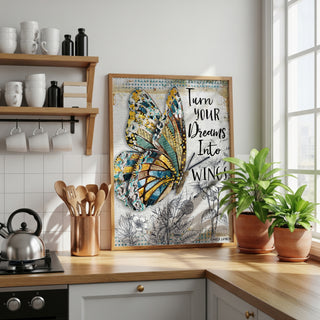 Dreams Butterfly Art Print
