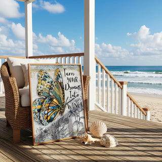 Dreams Butterfly Art Print