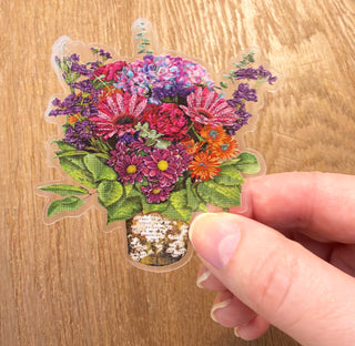 Wildflowers Bouquet Sticker