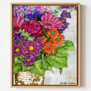 Wildflowers In Vase Art Print