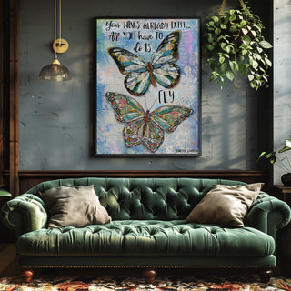 Your Wings Butterflies Art Print