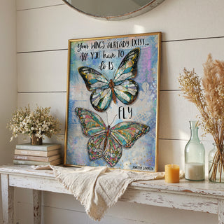 Your Wings Butterflies Art Print