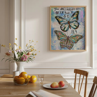 Your Wings Butterflies Art Print