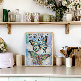 Your Wings Butterflies Art Print